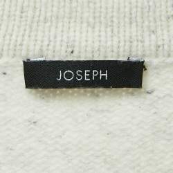 Joseph White Patterned Wool Button Front Cardigan XS