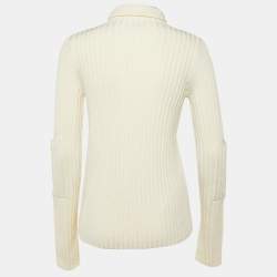 Joseph Cream Knit Turtle Neck Sweater S