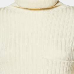 Joseph Cream Knit Turtle Neck Sweater S