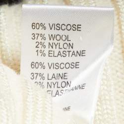 Joseph Cream Knit Turtle Neck Sweater S
