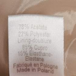 Joseph Beige Crepe V-Neck Short Dress M