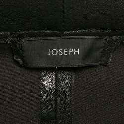Joseph Black Leather Skinny Pants S