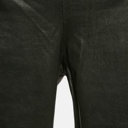 Joseph Black Leather Skinny Pants S