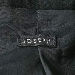 Pre Owned Joseph Black Wool Single Breasted Blazer S