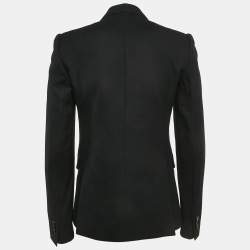 Pre Owned Joseph Black Wool Single Breasted Blazer S