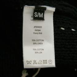 Joseph Black Fancy Knit Jumper M