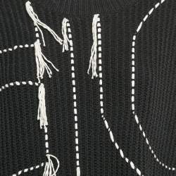 Joseph Black Fancy Knit Jumper M