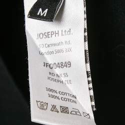 Joseph Black Jersey Crewneck T-Shirt M