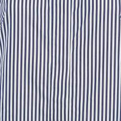 Joseph Blue Stripe Cotton Button Front Tie-Up Detail Carla Candy Tunic M