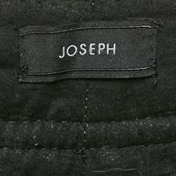 Joseph Green Wool Gabardine Wide-Leg Trousers L