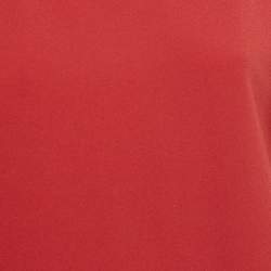 Pre Owned بلوزة جوزيف كريب أحمر حافة خام تفاصيل ميديوم