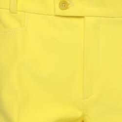 Joseph Yellow Viscose Blend Chino Pants M