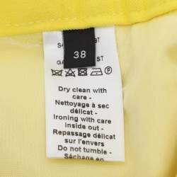 Joseph Yellow Viscose Blend Chino Pants M