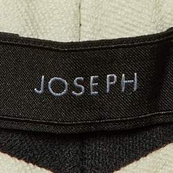 Joseph Monochrome Striped Gabardine Erevan Skinny Trousers L