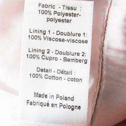 Pre Owned جاكيت جوزيف زيرو تيكنو تافيتا برتقالي بحواف متباينة وهودي L