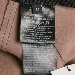 Joseph Brown Stretch Leather Lenny Trousers S