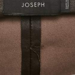 Joseph Brown Stretch Leather Lenny Trousers S