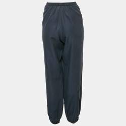 Joseph Navy Blue Cotton Blend Trousers L