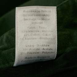 Joseph Dark Green Gabardine Zoom Straight Leg Trousers L