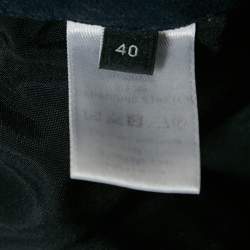 Joseph Navy Blue Stretch Gabardine Trousers M