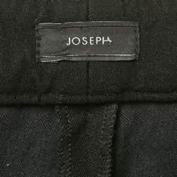 Joseph Black Gabardine Wide Leg New Rocket Trousers L