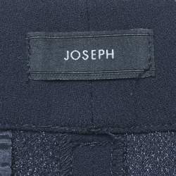 Joseph Navy Blue Stretch Crepe Ben Trousers M