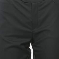 Joseph Black Wool Wide Leg Rocket Super 100 Trousers M