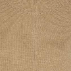 Joseph Brown Wool Knit Vivian Midi Dress S