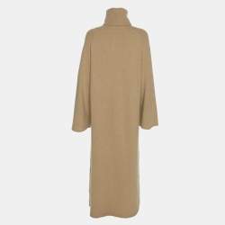 Joseph Brown Wool Knit Vivian Midi Dress S
