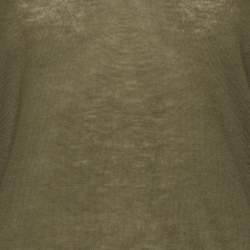 Joseph Olive Green Cashmere Knit Sweater M