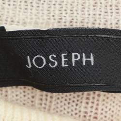 Joseph Cream Wool Knit High Neck Sweater S