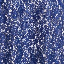 Pre Owned Joseph Cobalt Blue Lace Debbie Top M