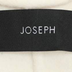 Pre Owned Joseph Off White Wool & Cashmere Cenda Double Face Coat M