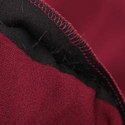 Pre Owned Joseph Burgundy Stretch Crepe Trousers M