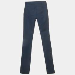 Pre Owned Joseph Blue Gabardine Stretch Skinny Nino Jeans S/Waist 26"