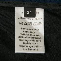Pre Owned Joseph Blue Gabardine Stretch Skinny Nino Jeans S/Waist 26"