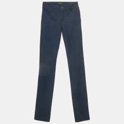 Pre Owned Joseph Blue Gabardine Stretch Skinny Nino Jeans S/Waist 26"