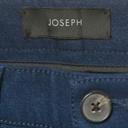 Pre Owned Joseph Blue Gabardine Stretch Skinny Nino Jeans S/Waist 26"