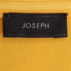 Pre Owned Joseph Yellow Crepe Todd Cady Tops S