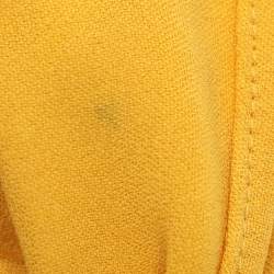 Pre Owned Joseph Yellow Crepe Todd Cady Tops S