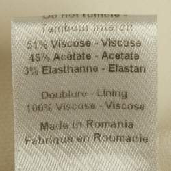 مملوكة مسبقًا فستان جوزيف شيفت كريب أبيض مقاس متوسط