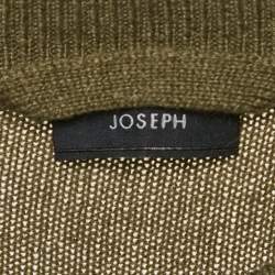 Pre Owned فستان جوزيف أخضر كشمير محبوك طويل كبير جدًا (إكس لارج)