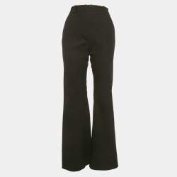Pre Owned Joseph Black Gabardine Tafira Stretch Trousers M