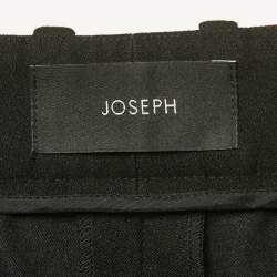 Pre Owned Joseph Black Gabardine Tafira Stretch Trousers M