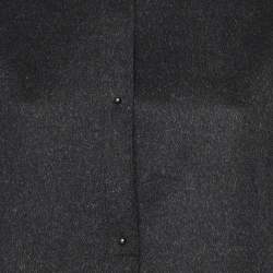 مملوكة مسبقًا كاب جوزيف صوف وكشمير أسود مقاس متوسط (مديوم)