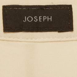 Pre Owned Joseph Cream Silk Lester Maxi Dress L