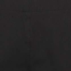 Pre Owned Joseph Black Gabardine Straight Fit Leggings L