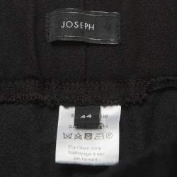 Pre Owned Joseph Black Gabardine Straight Fit Leggings L