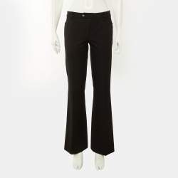 مملوكة مسبقًا Joseph Black Cotton Blend Pants M