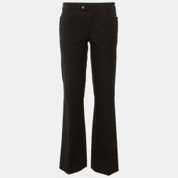 مملوكة مسبقًا Joseph Black Cotton Blend Pants M